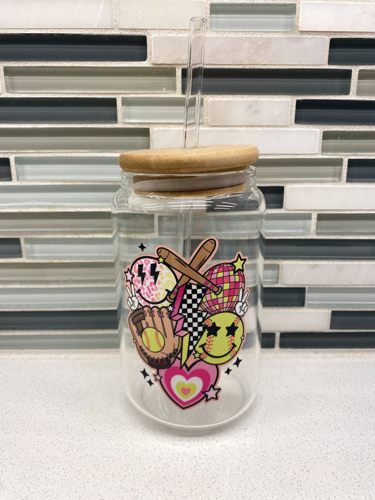 Softball Glass