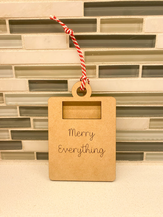 Merry Everything Gift Card Holder 1