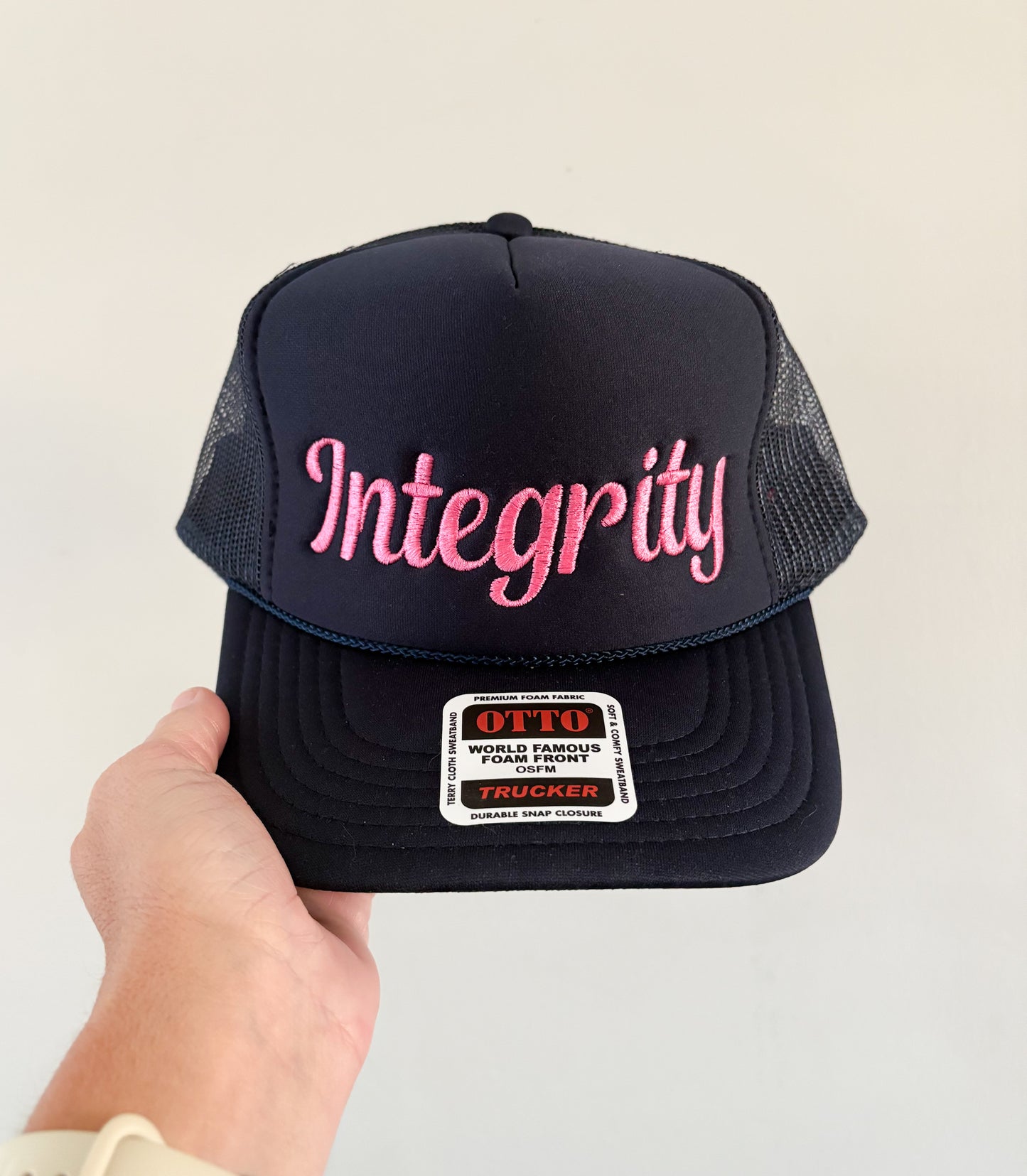 Integrity - Navy + Pink
