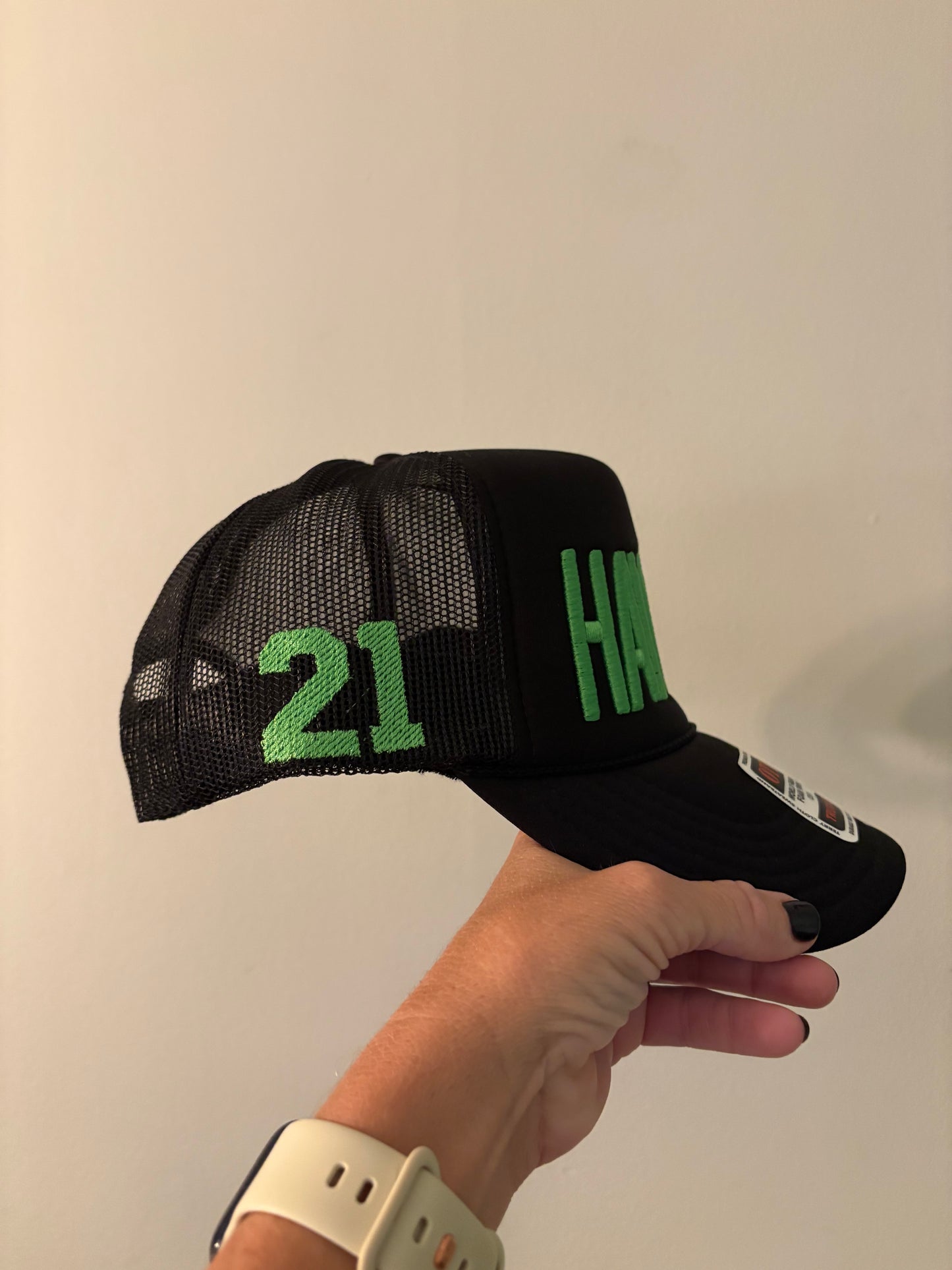 Hawks - black + green