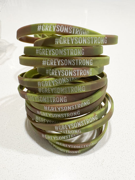 #GREYSONSTRONG Wristband - CHILD